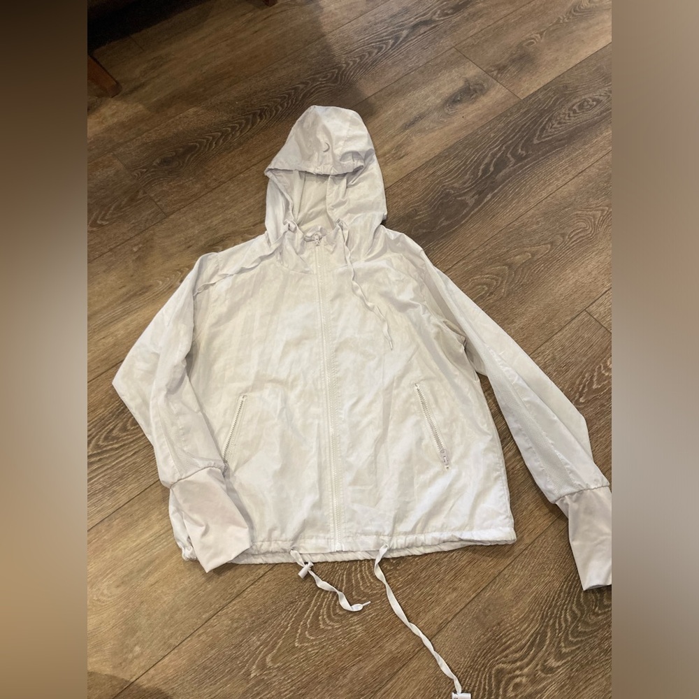 Zyia White Bomber Jacket L